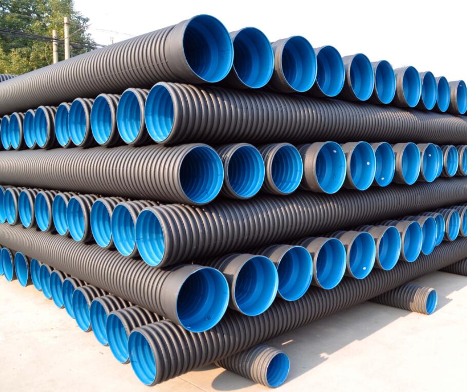 高密度聚乙烯（HDPE)雙壁波紋管具有優(yōu)異的化學(xué)穩(wěn)定性、耐老化及耐環(huán)境應(yīng)力開(kāi)裂的性能
